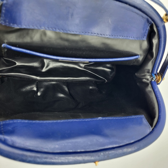 Lancetti vintage small blue snap closure small shoulder bag - Picture 11 of 14